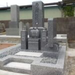 京都府舞鶴市西舞鶴寺院墓地にて新墓建立工事
